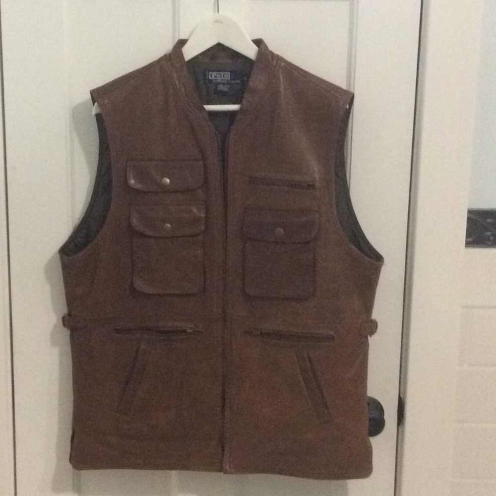 Polo Ralph Lauren Leather Vest